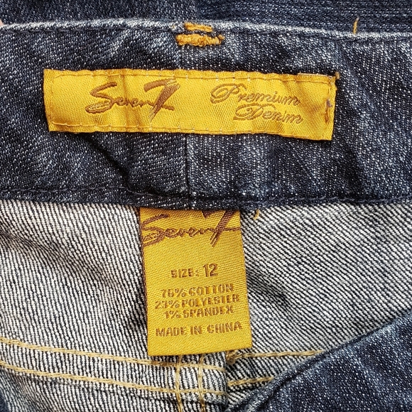 Seven7 Boot Cut Jeans Size 12 - Picture 5 of 8